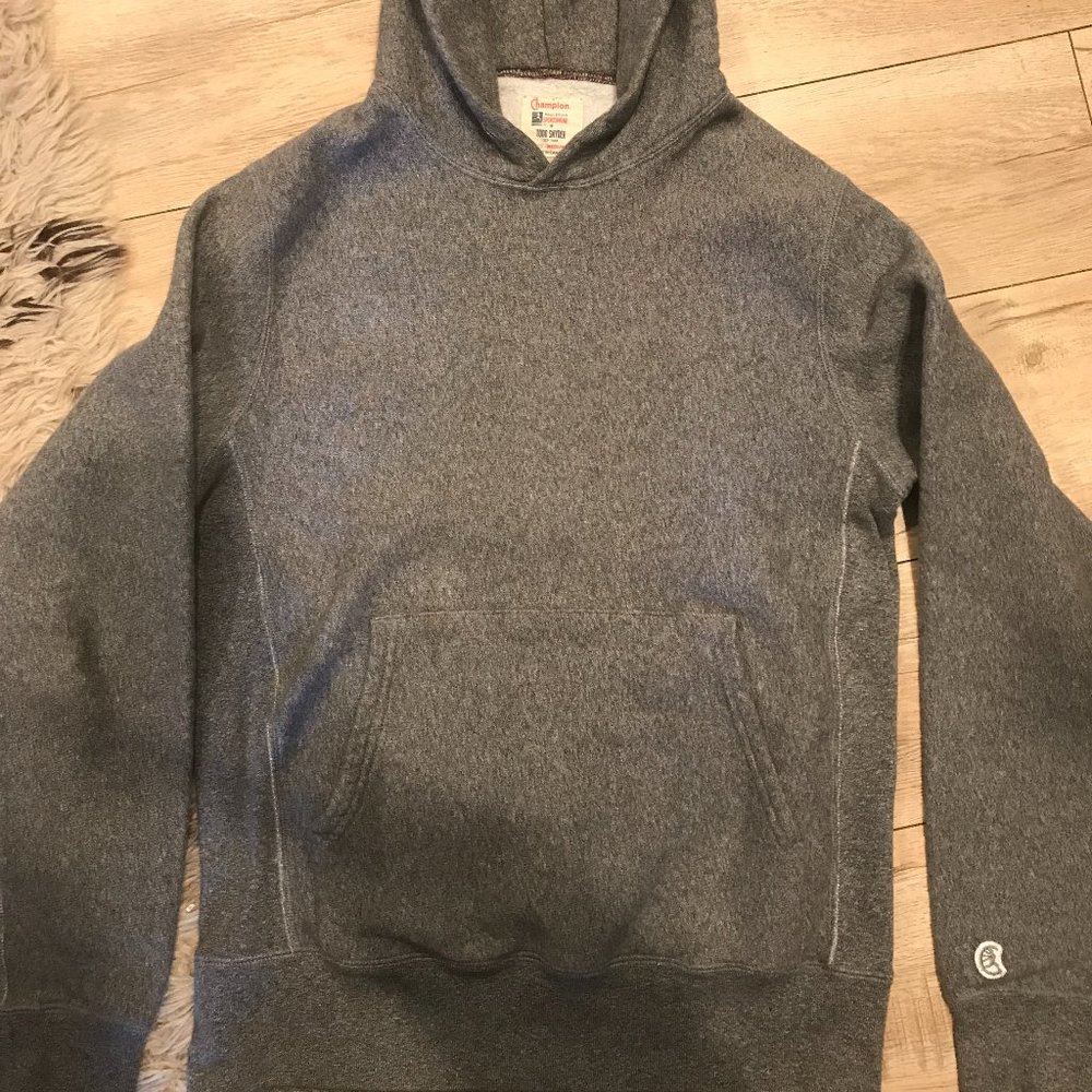 Todd Snyder x Champion Heavyweight Popover Hoodie grey (salt & pepper) - M